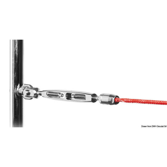 Système textile pour drailles Variante ou Accessoires Réduit:terminal for 4 mm rope *05.230.01*