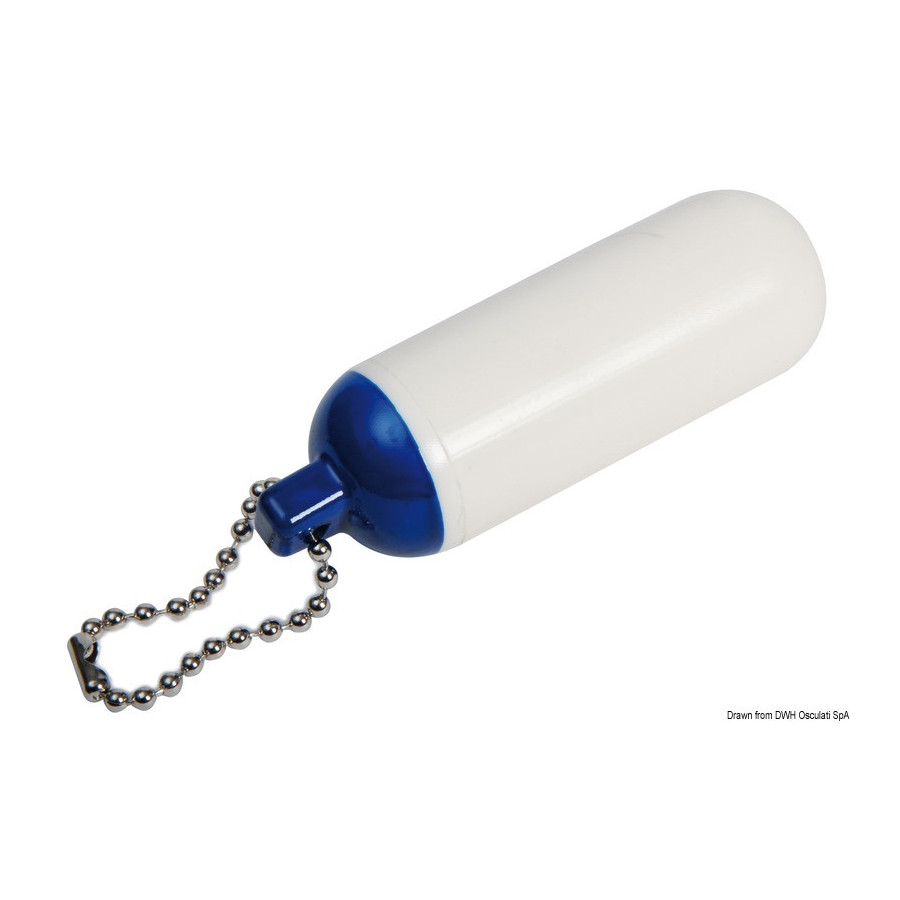 Porte-clés flottant : défense miniature Variante ou Accessoires Réduit:cylindrique bleu/blanc *35.511.01* Qté : 3