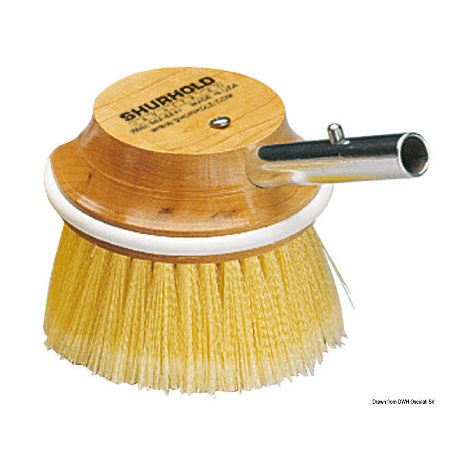 Brosses pour tâches difficiles Variante ou Accessoires Réduit:5" polyester jaune *36.050.00*