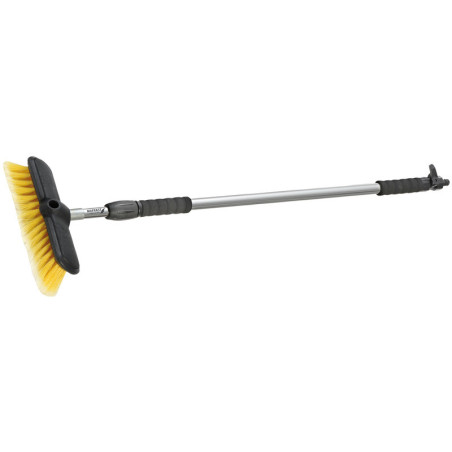 Balais-brosse télescopique MAFRAST en aluminium anodisé avec robinet de fermeture pivotant