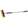 Balais-brosse télescopique MAFRAST en aluminium anodisé avec robinet de fermeture pivotant