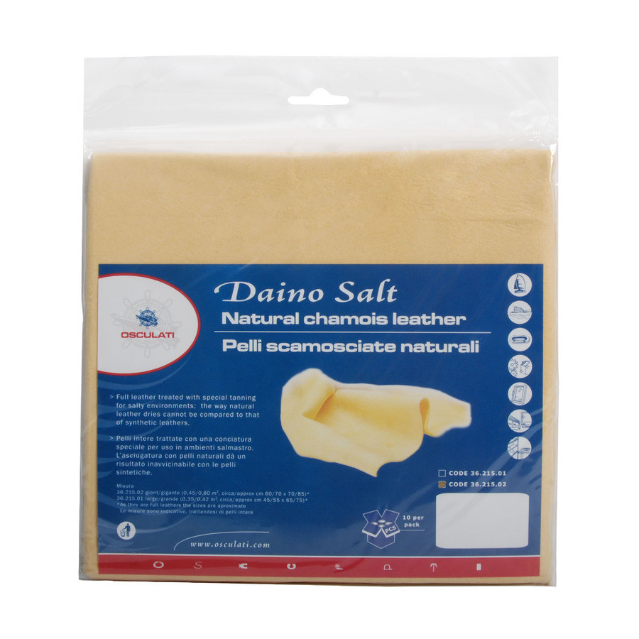 Peaux de chamois naturelles DAINO SALT 