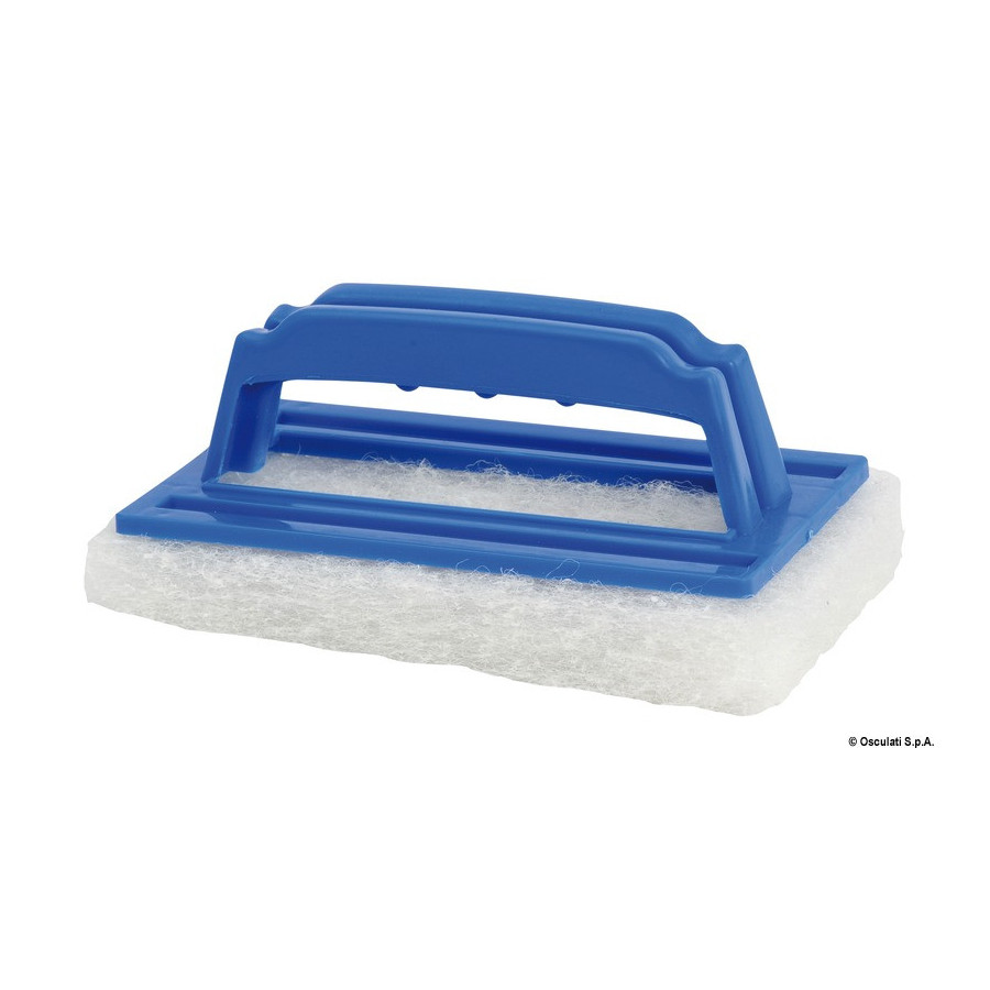 Brosse abrasive en nylon avec manche 