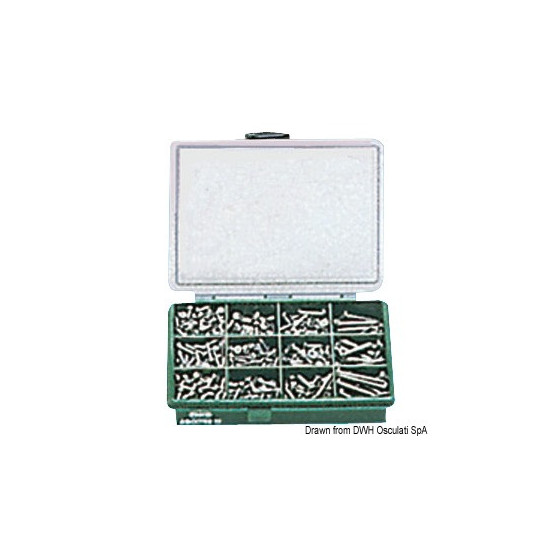 Boîte de vis Compact, 390 pcs 