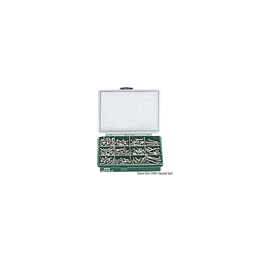 Boîte de vis Compact, 390 pcs 