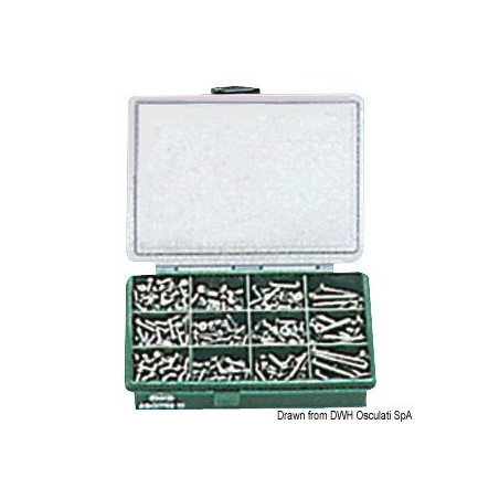 Boîte de vis Compact, 390 pcs