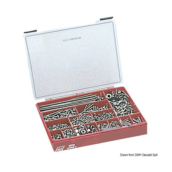 Boîte à vis grande, 2000 pièces 