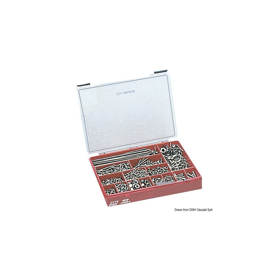 Boîte à vis grande, 2000 pièces 