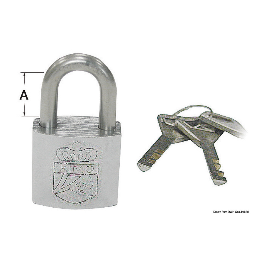 Cadenas à clé système Abloy 