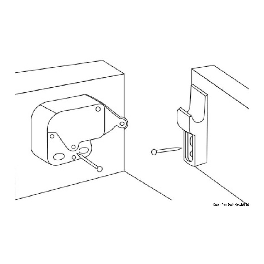 Fermeture pour petites portes 