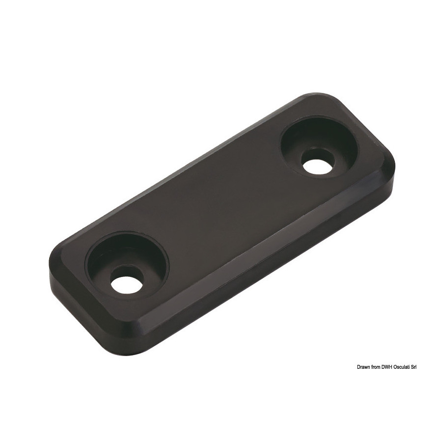 Fermeture magnétique scellée SUGATSUNE - fixation sur plan Variante ou Accessoires Réduit:fixation sur plan noir *38.107.43*
