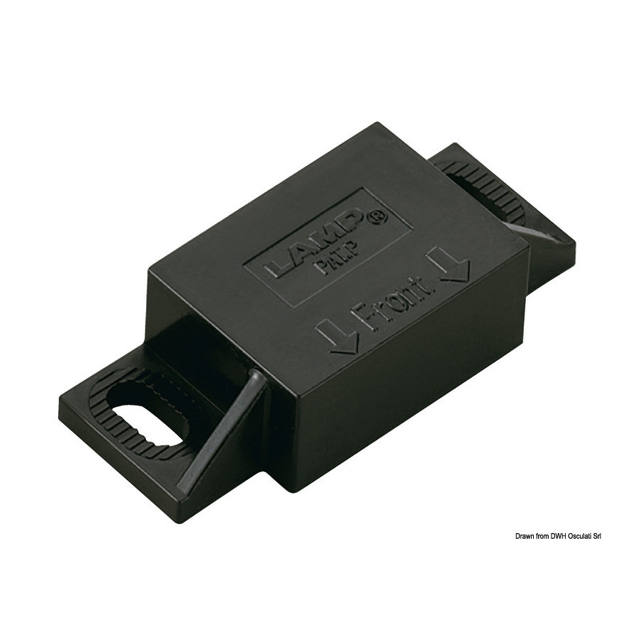 Fermeture magnétique scellée SUGATSUNE - fixation coin Variante ou Accessoires Réduit:angulaire noir *38.107.46*