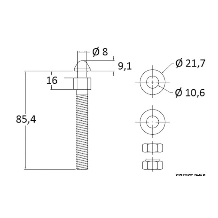 Fermeture verticale escamotable 