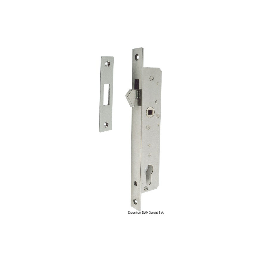 Serrures inox pour portes coulissantes 