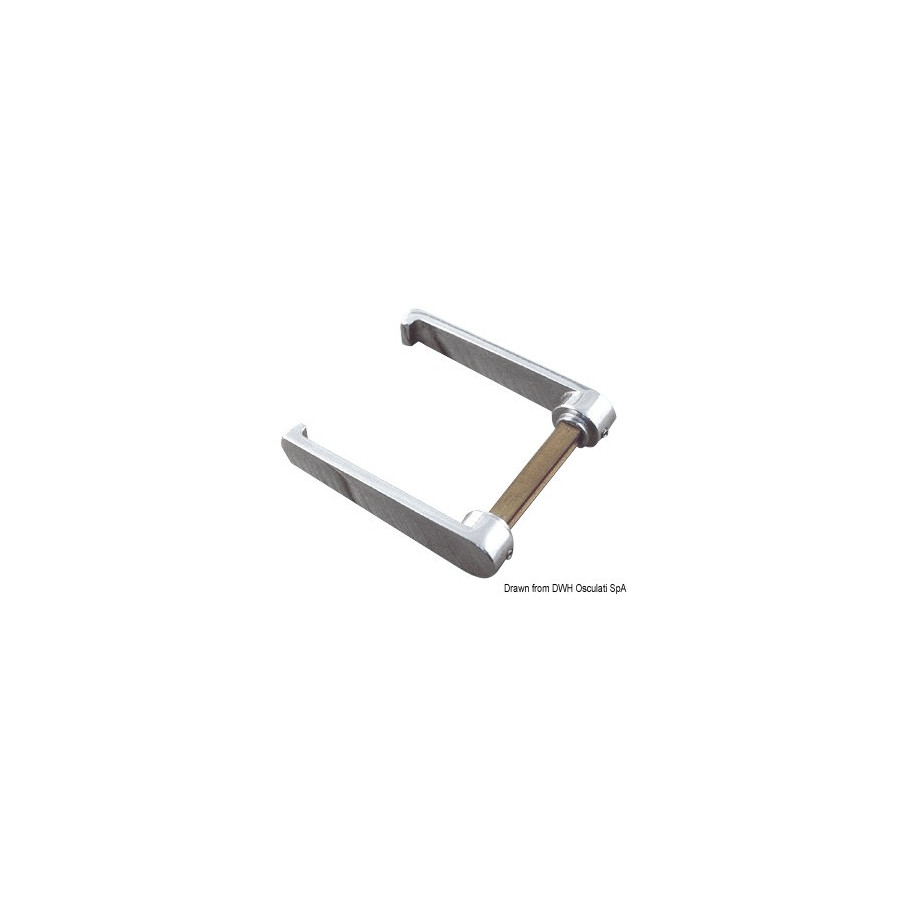 Serrures inox pour portes coulissantes 