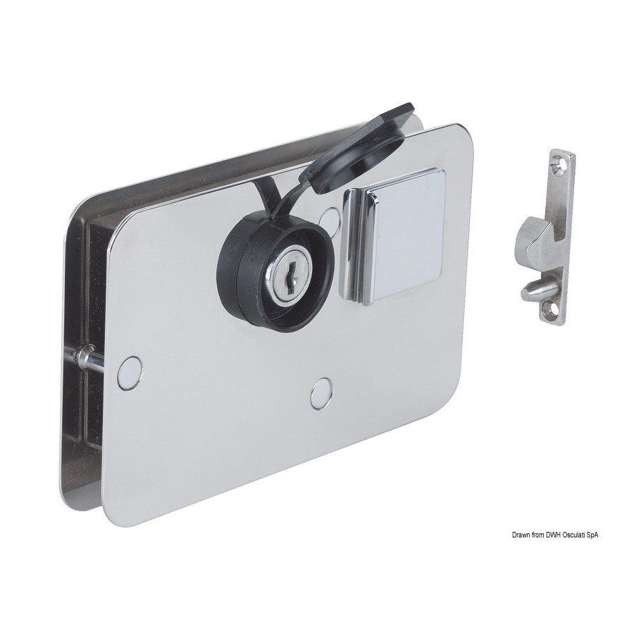 Serrure pour portes coulissantes universelle D/G 