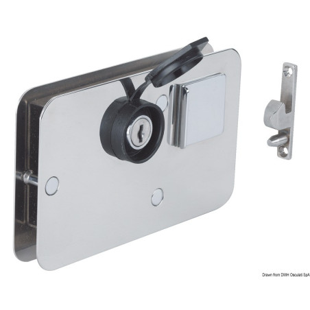 Serrure pour portes coulissantes universelle D/G