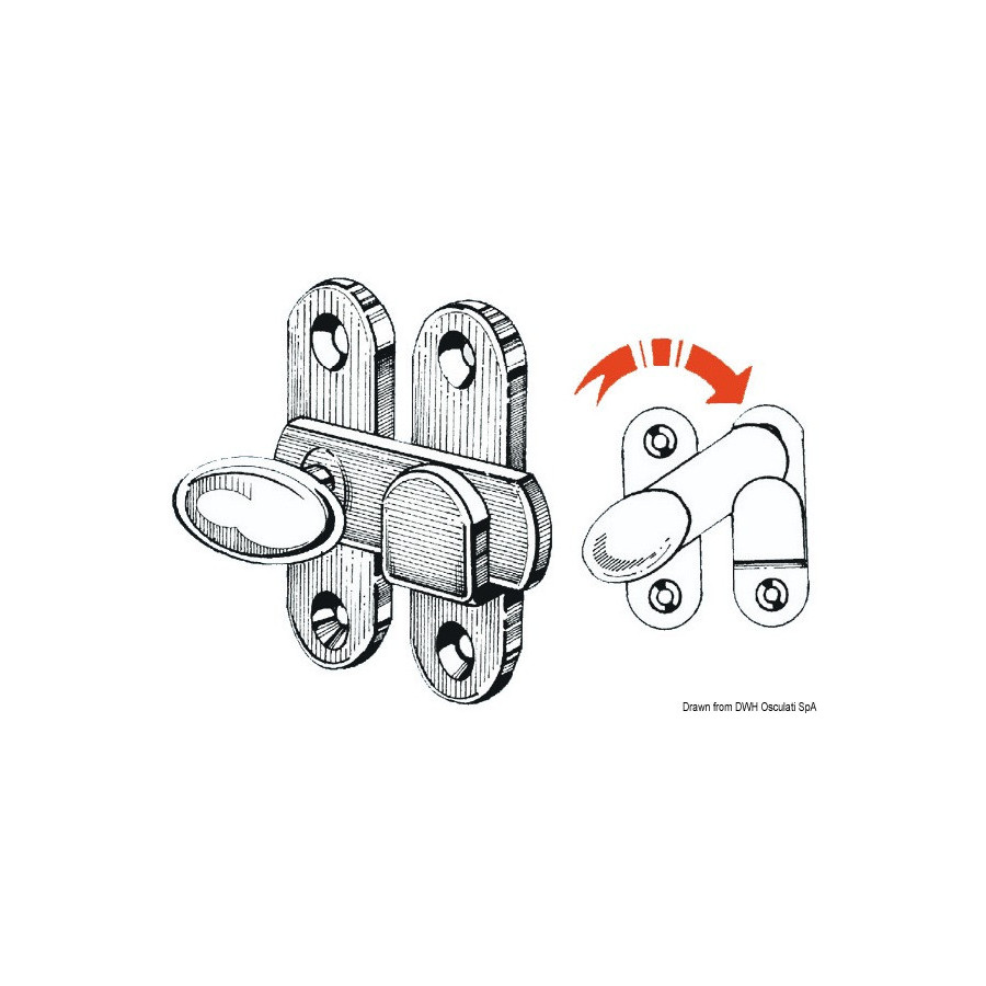 Platine bloque-porte 