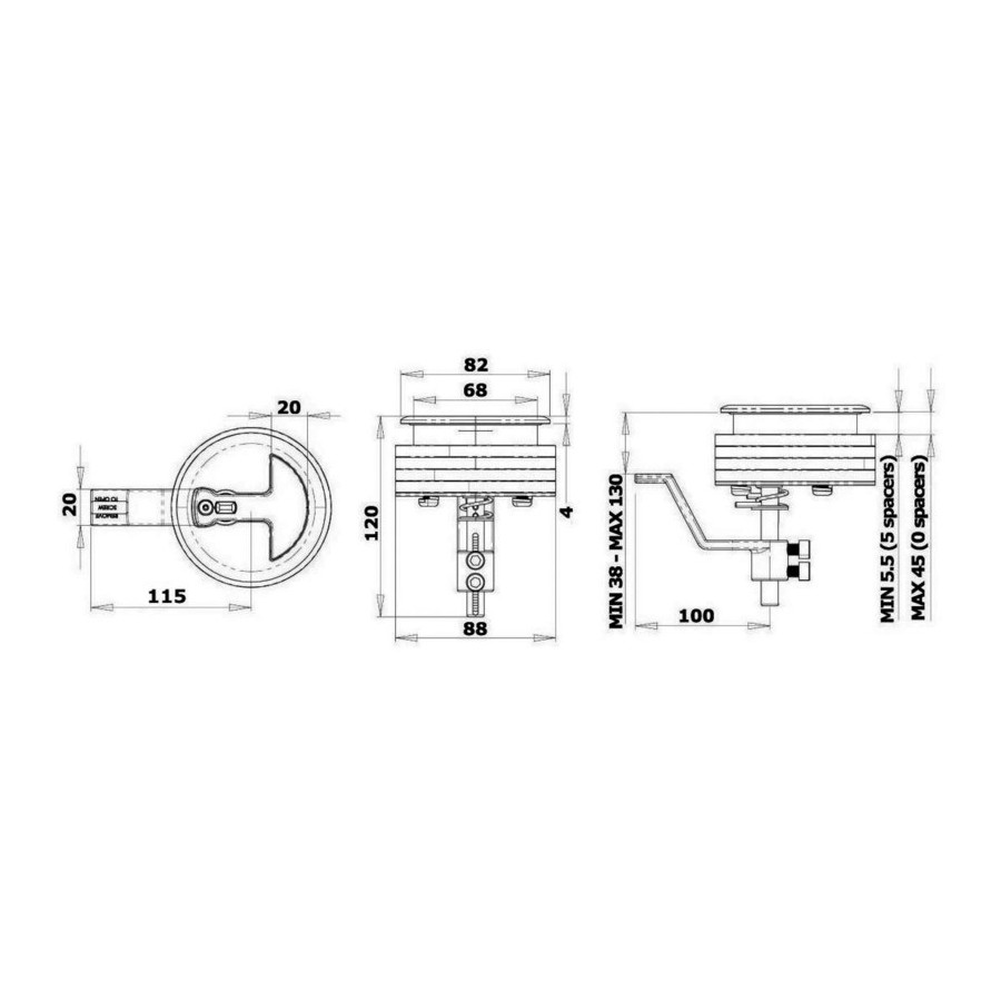 Lève-plancher complètement au ras 