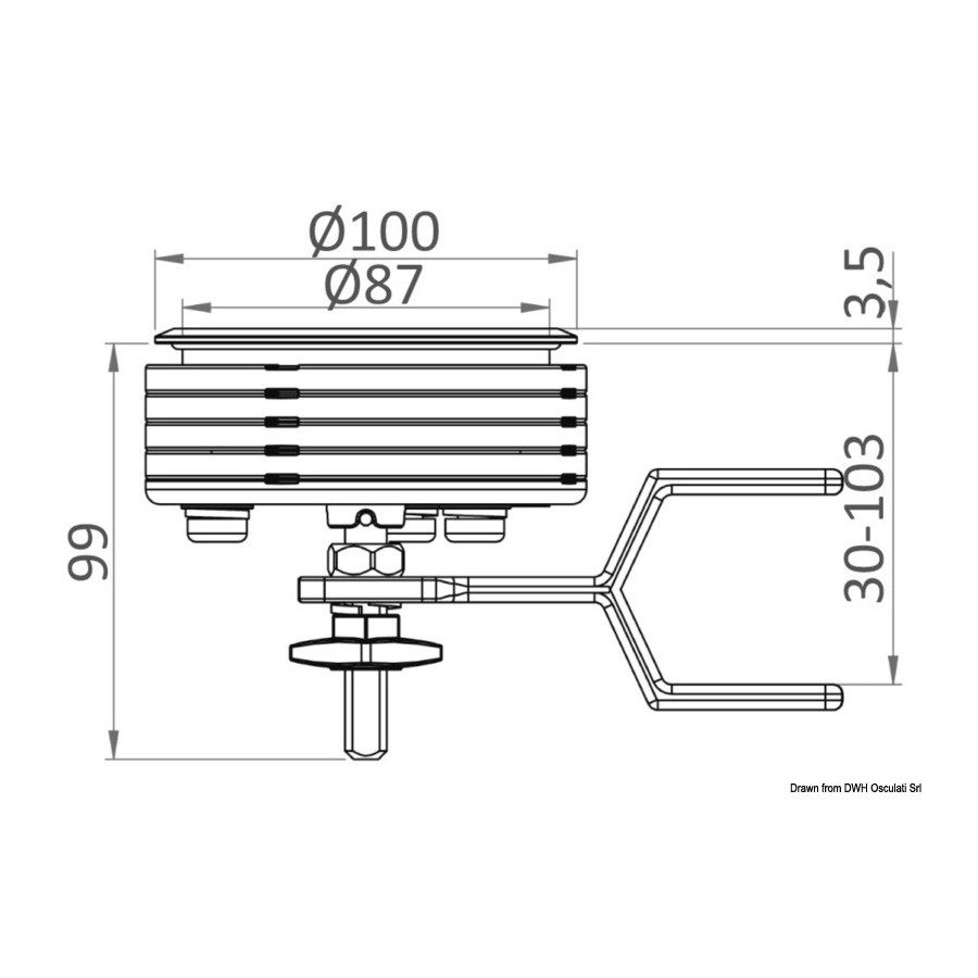 Lève-plancher Eclipse LIFT & TURN (fermeture à compression) - BIG 