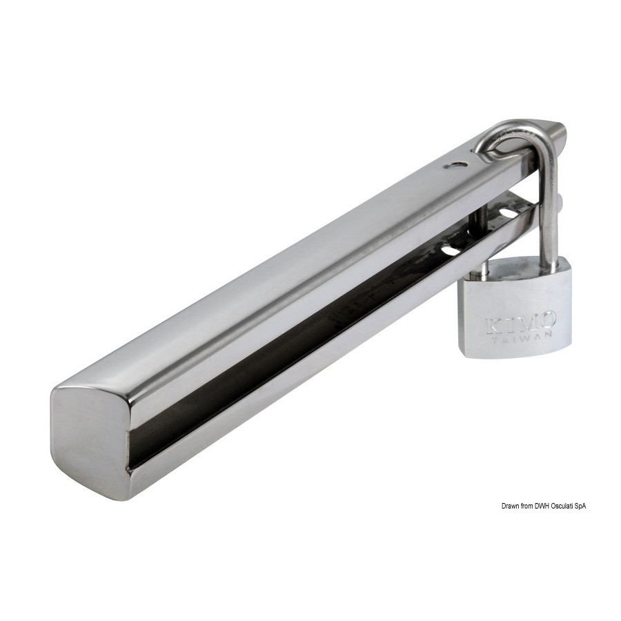 Dispositif antivol en acier inox pour moteurs hors-bord 