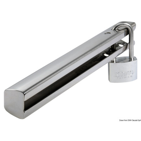 Dispositif antivol en acier inox pour moteurs hors-bord
