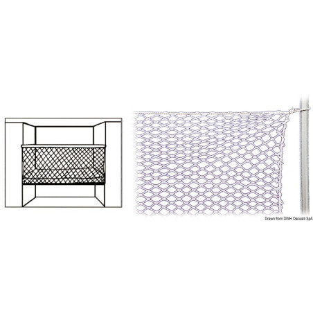 Filet de protection pour bannettes en nylon