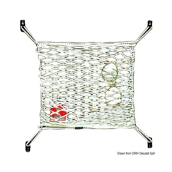 Filet élastique en nylon porte-objets 