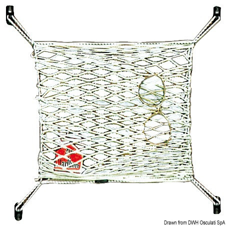 Filet élastique en nylon porte-objets
