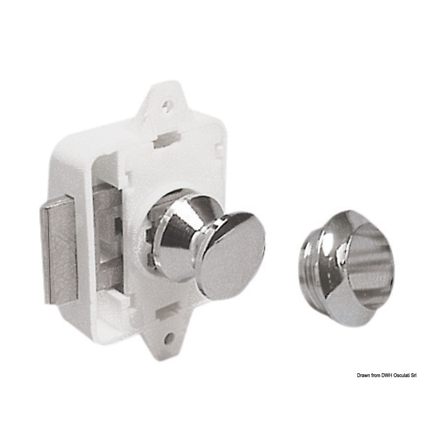 Déclic pour portes et trappes Variante ou Accessoires Réduit:simple *38.180.01* Qté : 3