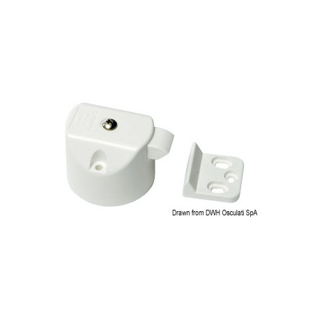 Déclics Push Knob pour portes et tiroirs "Sugatsune Pkl-08"