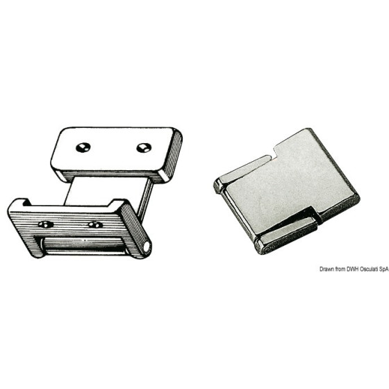 Chanrière “Flush Deck” pour petites portes 