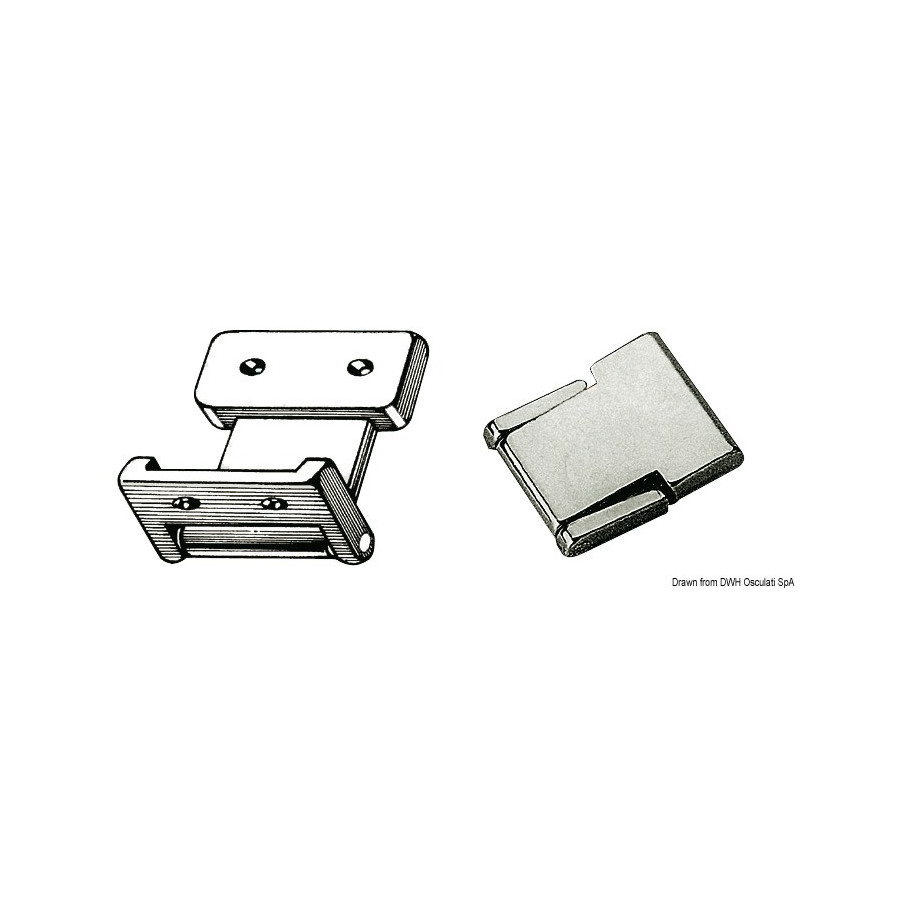 Chanrière “Flush Deck” pour petites portes 