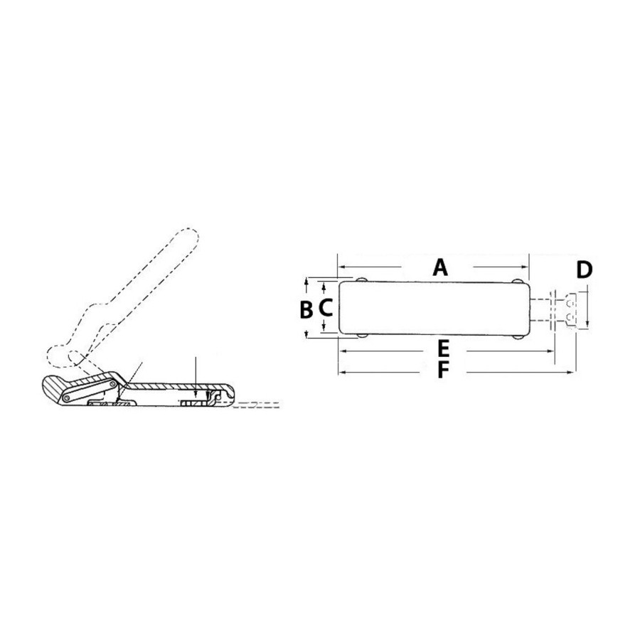 Fermeture anti-vibration pour coquerons 