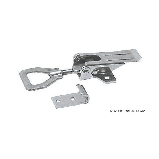 Fermeture à levier en inox réglable 