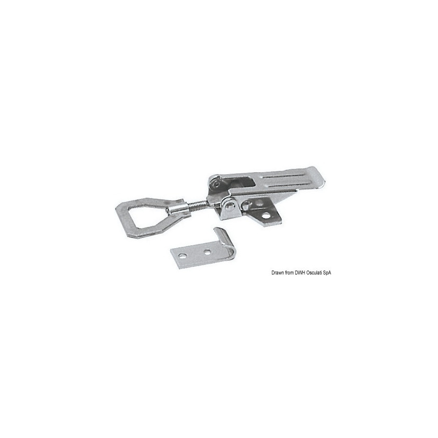 Fermeture à levier en inox réglable 