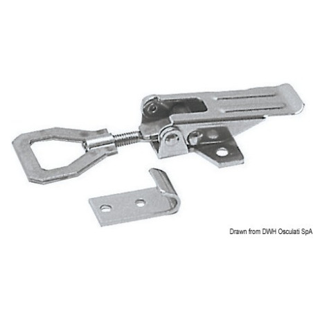 Fermeture à levier en inox réglable