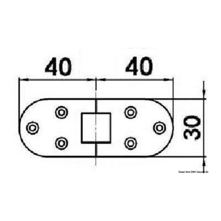 Charnières à moulage de précision, rotation 180° 