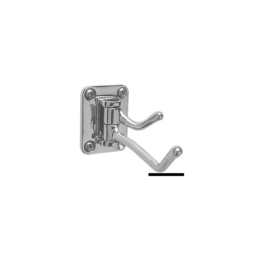 Portemanteau moulé en inox AISI 316 poli 