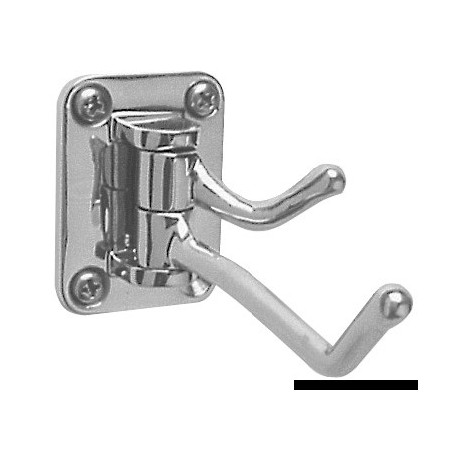 Portemanteau moulé en inox AISI 316 poli