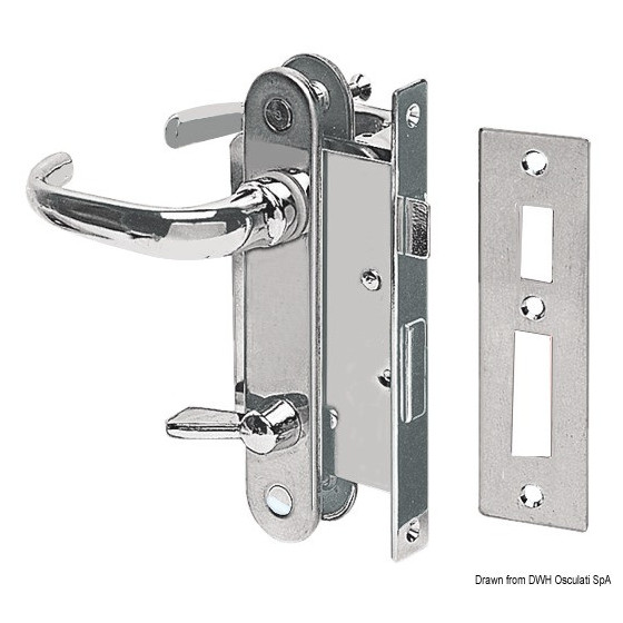 Serrure pour toilettes avec sécurité de l’intérieur 