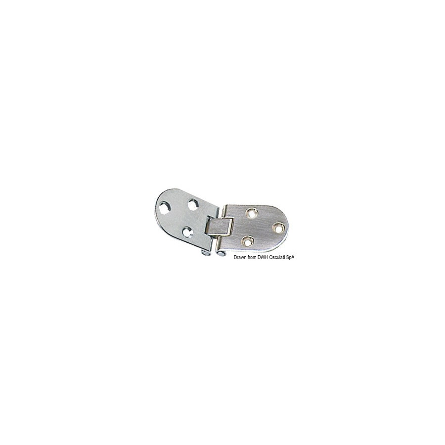 Charnières à retournement 2 mm Variante ou Accessoires Réduit:retournemenr 2 mm 84x30 mm *38.440.06* Qté : 2