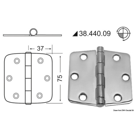 Charnières 2 mm