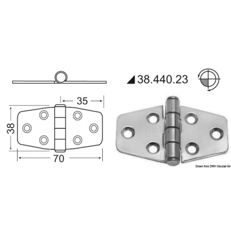 Charnières 2 mm
