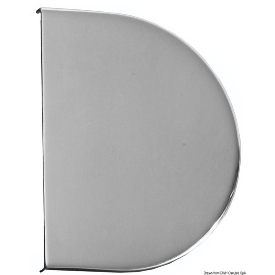 Masque en inox AISI 316 poli miroir Variante ou Accessoires Réduit:charnière AISI316 poli miroir *38.441.10* Qté : 10