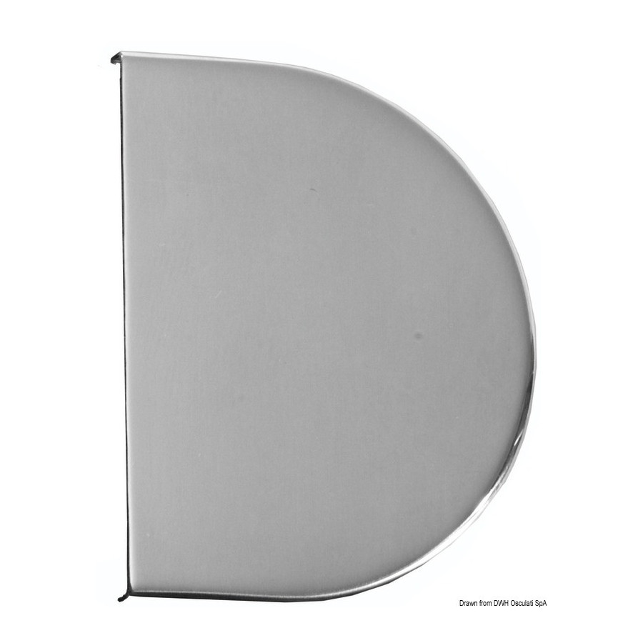 Masque en inox AISI 316 poli miroir Variante ou Accessoires Réduit:charnière AISI316 poli miroir *38.441.10* Qté : 10