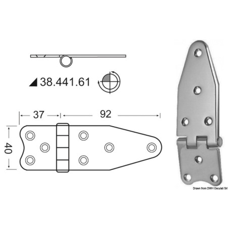 Charnières 2 mm