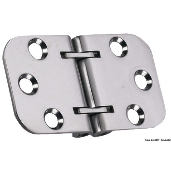Charnières à retournement 2 mm Variante ou Accessoires Réduit:retournement 70x40 mm *38.460.78* Qté : 2