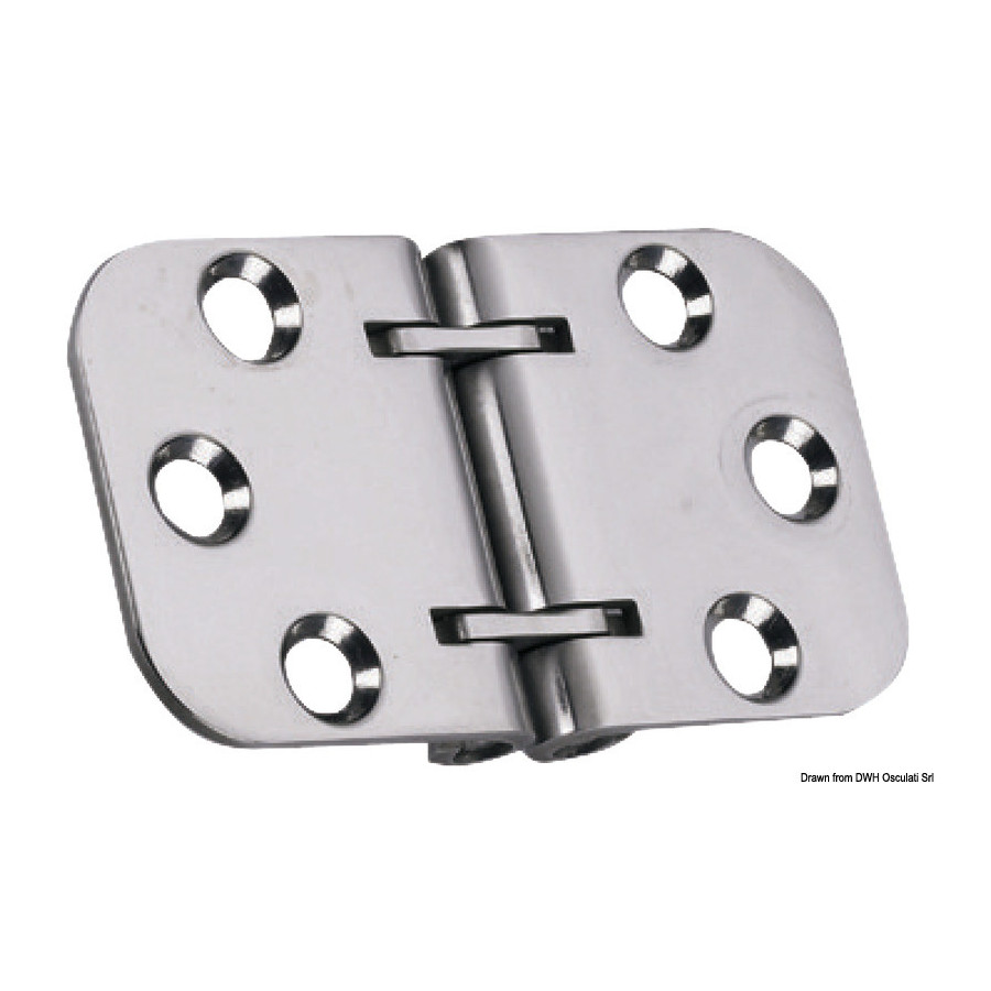 Charnières à retournement 2 mm Variante ou Accessoires Réduit:retournement 70x40 mm *38.460.78* Qté : 2