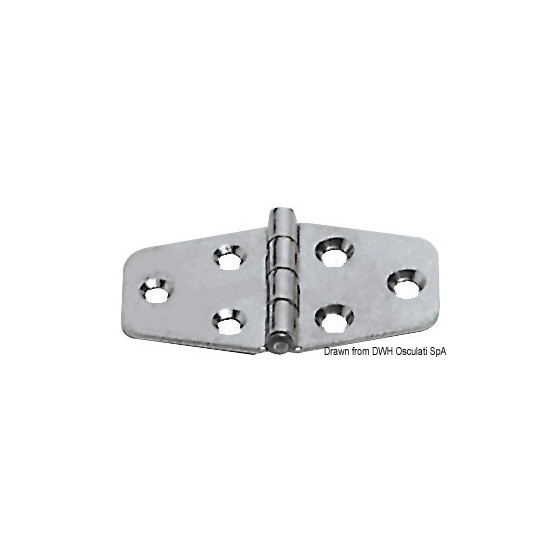 Charnières 1,7 mm version éco Variante ou Accessoires Réduit:70x38 mm *38.491.00* Qté : 6
